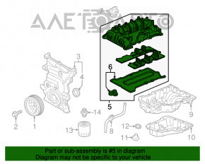 Capac supapă Chevrolet Volt 16- 1.5