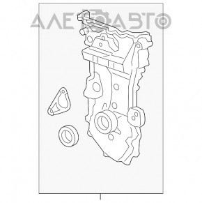 Передняя крышка двигателя Chevrolet Malibu 13-15 2.5 LKW