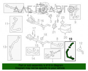 Pompa de apă completă cu termostat pentru Chevrolet Camaro 16- 2.0T