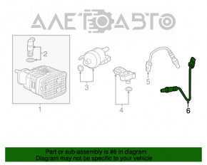 Sonda lambda dreapta secunda Chevrolet Camaro 16- 3.6 noua originala OEM