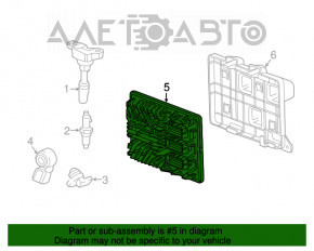 Блок ECU компьютер двигателя Chevrolet Volt 16-