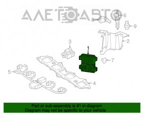 Блок ECU компьютер двигателя Chevrolet Cruze 11-15 1.8