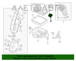 Contor de aer pentru Chevrolet Trax 15-21 LUV