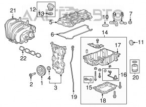 Palet motor Chevrolet Camaro 16- 2.0T