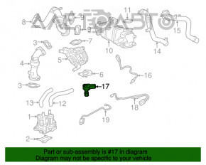 Датчик давления воздуха MAP sensor Chevrolet Malibu 16- 1.5T