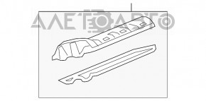 Крышка клапанов правая Cadillac CTS 14-15 3.6 LFX