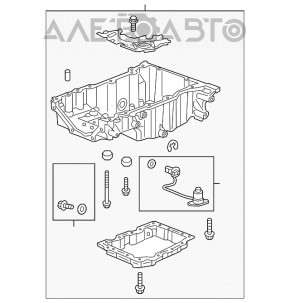 Поддон масляный Cadillac ATS 13- 2.0T AWD