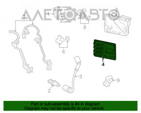 Blocul ECU al motorului Chevrolet Camaro 16- 6.2