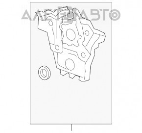 Передняя крышка двигателя Cadillac CTS 14-15 3.6 LFX