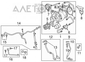 Turbina completă cu colector pentru GMC Terrain 18-22 LYX 69k