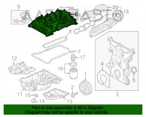 Крышка клапанная Chevrolet Equinox 18-22 LYX