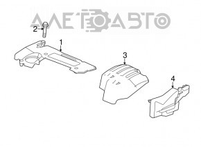 Capacul motorului stânga Honda Accord 13-17 tip 2