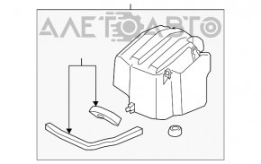 Capac motor stânga Honda Accord 13-17