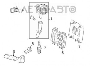 Supapa de sincronizare pentru Chevrolet Volt 16-1.5 nou original OEM