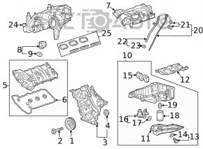 Capota motorului Chevrolet Camaro 16- 3,6