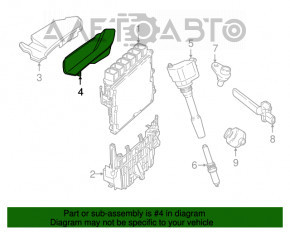 Крышка блока ECU компьютера двигателя BMW 7 G11 G12 16-22