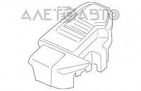 Capacul carcasei blocului ECU al calculatorului motorului BMW X3 G01 18- tip 1