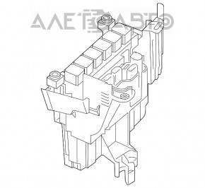 Corpul blocului ECU al calculatorului motorului BMW X3 G01 18- tip 1