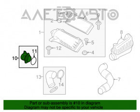 Contor de aer Mini Cooper S Clubman R55 07-14 1.6 turbo