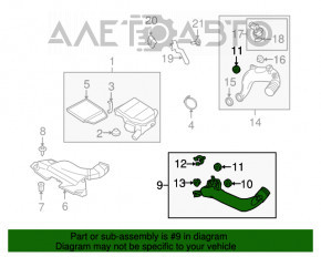 Tubulatură de aer BMW 335i e92 08-11