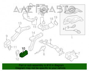 Воздухоприемник BMW 5 F10 11-16