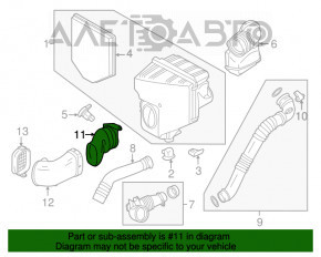 Воздуховод на фильтр BMW X3 F25 11-17 2.0T