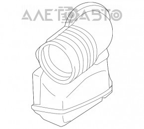 Conducta de aer de la filtru pentru BMW X3 F25 11-17 2.0T, furtun