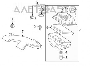 Priză aer Mini Cooper F56 3d 14- 1.5t nou original OEM