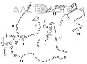 Supapa ventilatie rezervor BMW F30 12-16 N20 nou original OEM