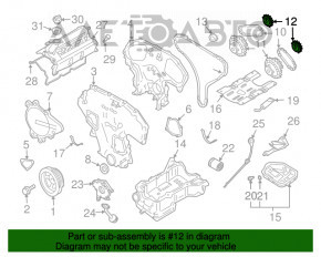 Pinionul arborelui cu came pentru Infiniti Q50 14-15 3.7 VQ37VHR.