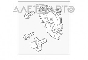 Capacul regulatorului de fază stânga cu supape Nissan Maxima A36 16- 3.5 VQ35DE