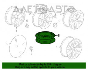 Roata de rezerva R17 Chevrolet Impala 14-20 125/70