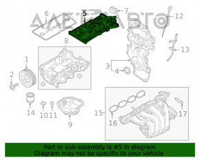 Capacul supapei Nissan Sentra 20-