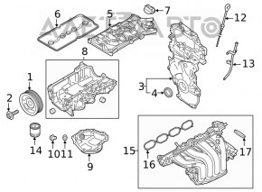 Capacul supapei Nissan Sentra 20-