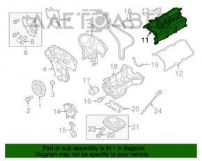 Крышка клапанная правая Nissan Murano z52 15- 3.5 VQ35DE