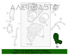 Tubulatura de aer pentru Chevrolet Cruze 16-