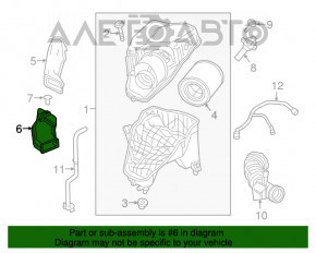 Receptor de aer Chevrolet Cruze 16-