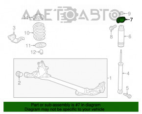 Suport amortizor spate dreapta Chevrolet Volt 11-15