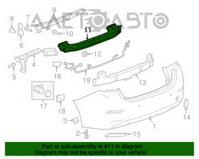 Amplificatorul de bara spate Chevrolet Cruze 16-