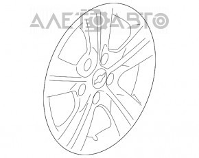 Колпак колесный R15 Chevrolet Cruze 16- бордюрка