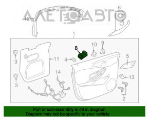 Управление стеклоподъемником передним левым Chevrolet Cruze 16-