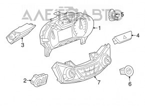 Кнопка start\stop Chevrolet Cruze 16-