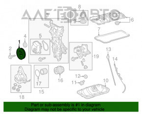 Polea arborelui cu came Toyota Prius V 12-17 2ZR-FXE