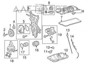 Polea arborelui cu came Toyota Prius V 12-17 2ZR-FXE