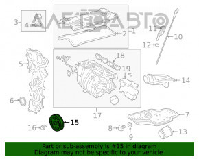 Шкив коленвала Toyota Camry v70 18- 2.5 A25A-FKS