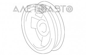 Polea arborelui cotit 2GR-FXE Lexus RX450h 10-15 nou OEM original