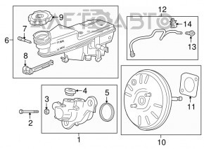 Amplificator de vidare Chevrolet Cruze 16-