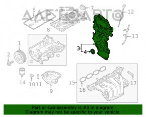 Передняя крышка двигателя Nissan Sentra 20-