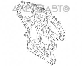 Передняя крышка двигателя Infiniti G25 G35 G37 4d 06-14 внешняя