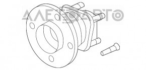 Butuc spate stânga Buick Encore 13-19 fwd nou original OEM